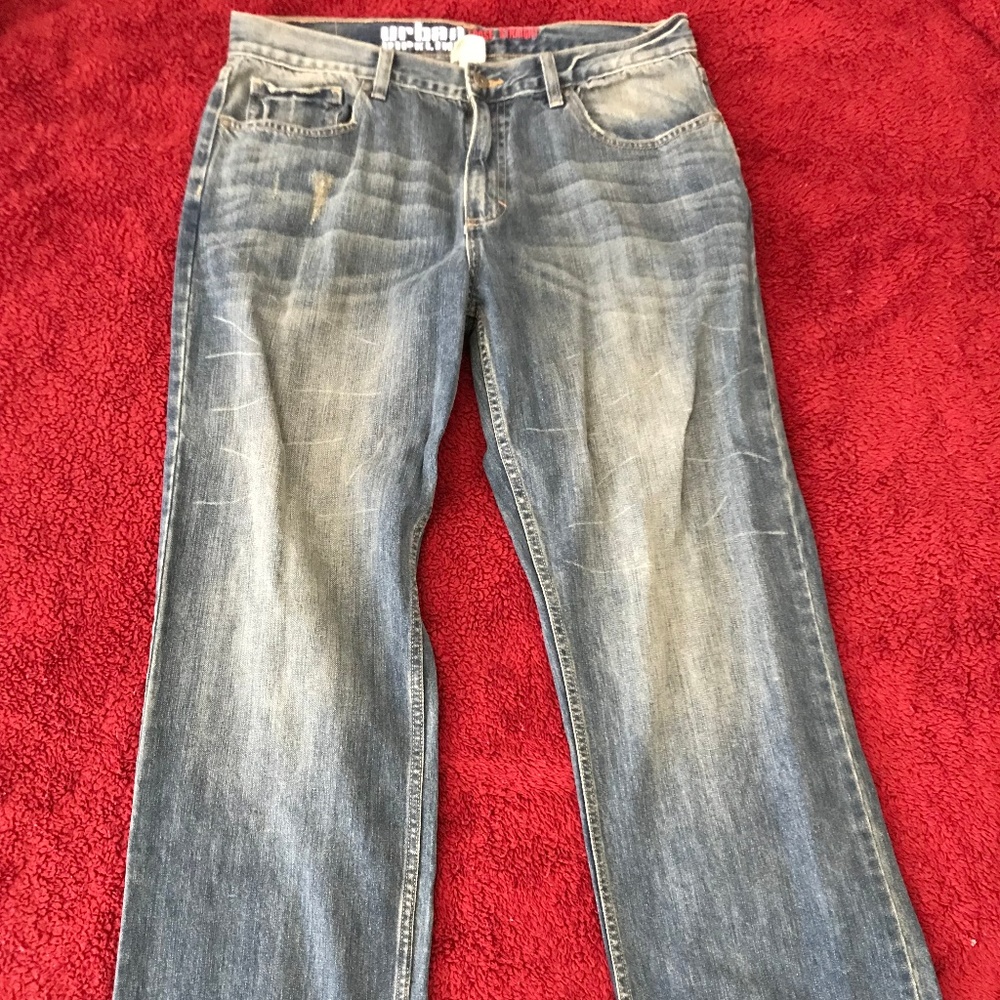 Men's Urban Pipeline Straight Loose Jeans